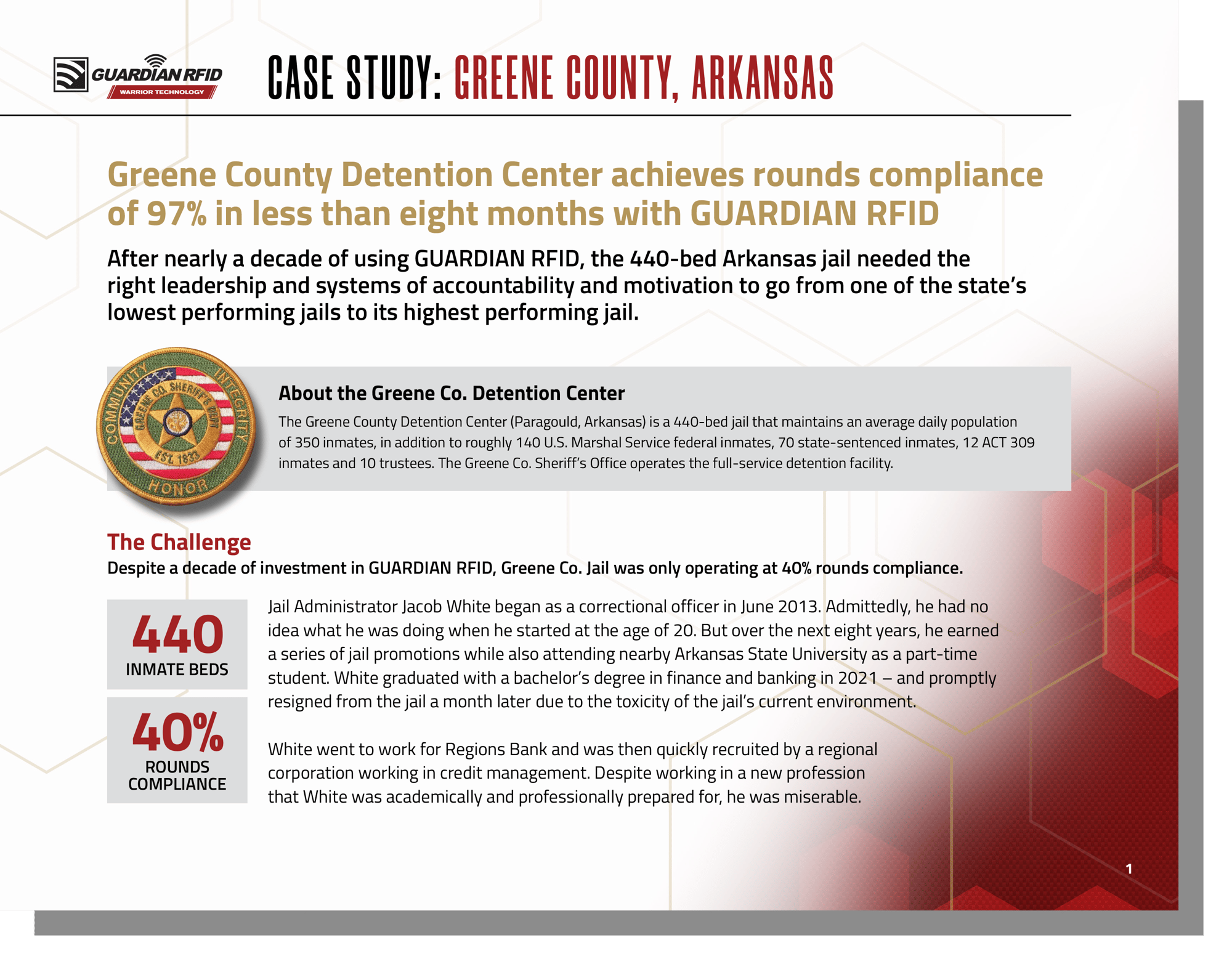 Case Study - Greene Co. Sheriffs Office (AR)