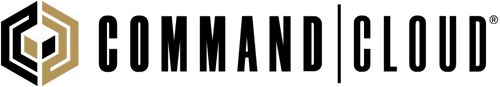 Command Cloud Logo (Black & Gold) Horizontal 