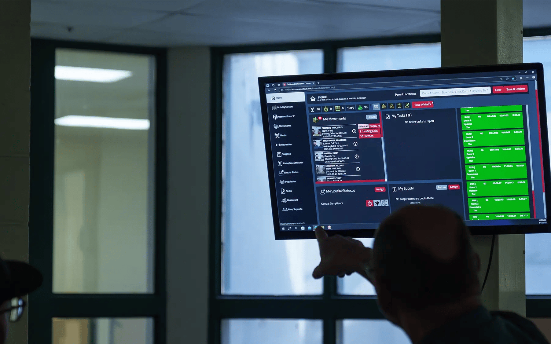 Command Cloud UI - Control Room